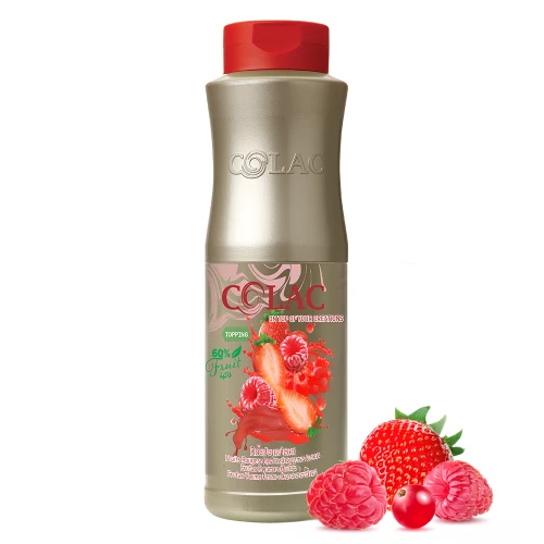 Coulis Czerwone Owoce - sos, topping (polewa) do lodów, gofrów, ciast i deserów