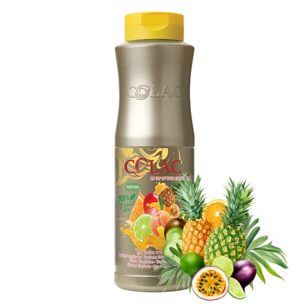 Coulis Owoce Tropikalne - sos, topping (polewa) do lodów, gofrów, ciast i deserów