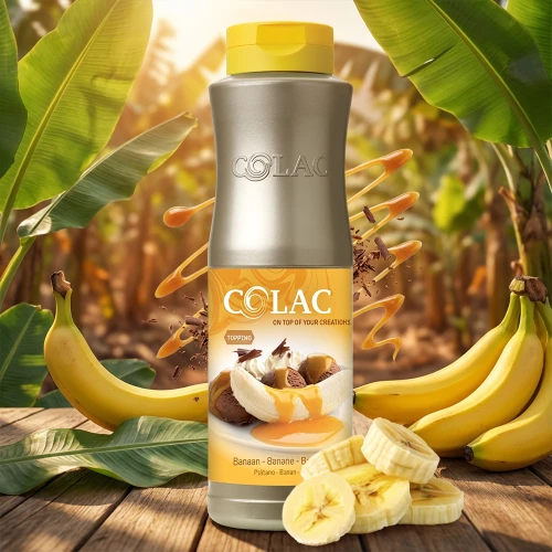 Banan - topping (polewa) do lodów, gofrów, ciast i deserów