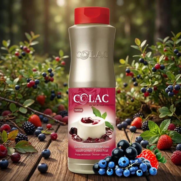 Owoce Leśne - topping (polewa) do lodów, gofrów, ciast i deserów