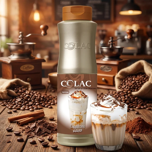 Cappuccino - topping (polewa) do lodów, gofrów, ciast i deserów