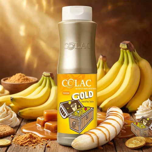 Gold (banan-karmel) - topping (polewa) do lodów, gofrów, ciast i deserów
