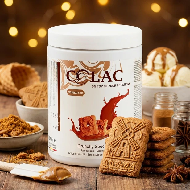 Speculoos Crunch - Pasta Variegato do lodów i deserów - 1,15 kg
