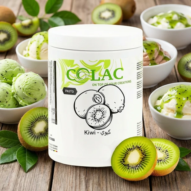 Kiwi - Pasta do lodów i deserów - 1,15 kg