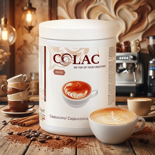 Cappuccino - delikatna kawa z mlekiem - Pasta do lodów i deserów - 1,15 kg