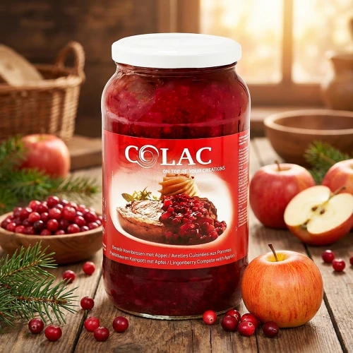 Czerwona Borówka z Jabłkiem - Sundae – frużelina premium
