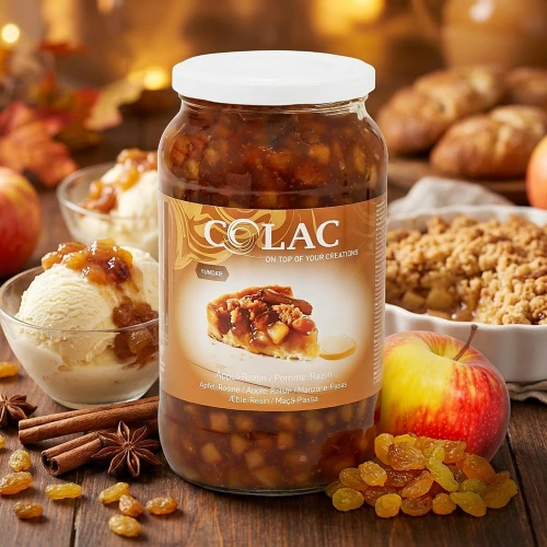 Jabłko-Rodzynki - Sundae – frużelina premium