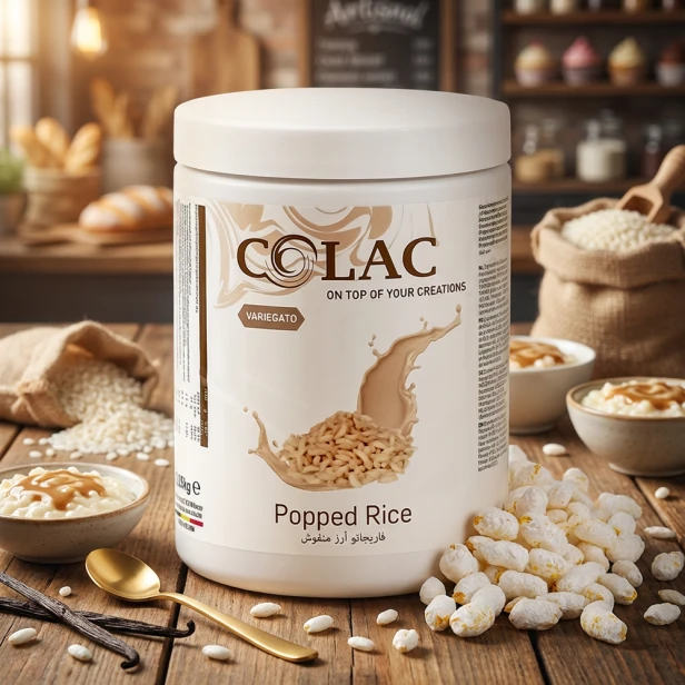 Chrupiący Ryż &amp; Biała Czekolada - Pasta Variegato do lodów i deserów - 1,15 kg