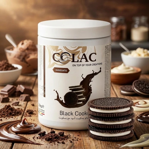 Czarne Ciacho - Pasta Variegato do lodów i deserów - 1,15 kg
